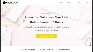 OptimizePress 3.0 Templates | COURSEPRO v3 Premium Webinar Funnel Pages