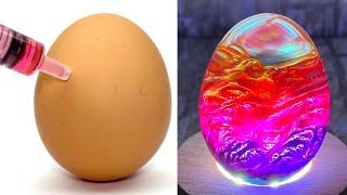 DIY CRAFTS - Can You Inject RESIN into an EGGSHELL ?