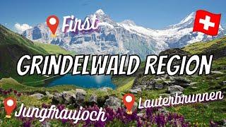 GRINDELWALD SWITZERLAND: Top 10 Things to do & see in Grindelwald (First, Cliff Walk, Jungfrau!)