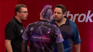 BOILING OVER!  | Peter Wright and Adrian Lewis CLASH at the Players Championship Finals