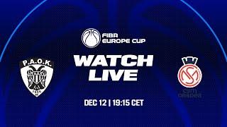 LIVE - PAOK mateco v CSM CSU Oradea | FIBA Europe Cup 2024-25