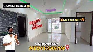 SpaciousFlats for sale in Chennai MedavakkamNear Upcoming MetroBuilder Direct Number