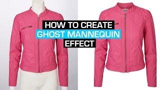 How to create ghost mannequin effect in photoshop | Photoshop neck joint tutorial