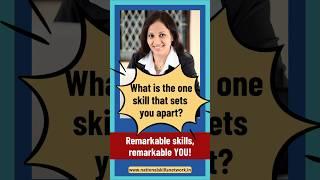 What is the skill that makes YOU remarkable? #shorts #womensday #career
