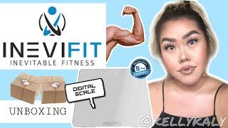 INEVIFIT DIGITAL BATHROOM SCALE REVIEW + UNBOXING | Kelly Kaly