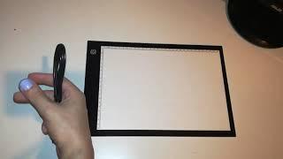 A4 LED Light Box Drawing Pad REVIEW