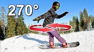 Try This 270 Tail Butter On a Box Snowboarding