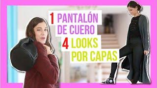 Cómo combinar un pantalón de cuero  Tendencias otoño 2020