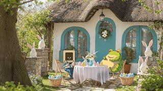 Enchanted Easter Garden: A Whimsical Tea Party with Giant Bunnies