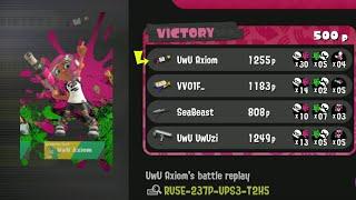 Getting 30 KILLS in Splatoon 3! (High Level Glooga and .96 Gal Gameplay)