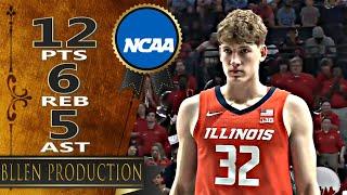 Kasparas Jakucionis ('06) - 12 Pts Highlights｜Illinois Fighting Illini vs Ole Miss Rebels｜2024.10.27