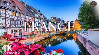 France 4K - A 4K Visual Journey Through Mountains, Beaches, and Countryside - Relaxing Music