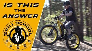 Electric mountain bikes in less than 10 minutes.