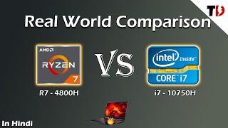 i7 10750H vs Ryzen 7 4800H  Real World Comparison
