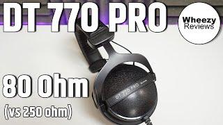 Beyerdynamic DT 770 Pro 80 Ohm Review - I like this one better