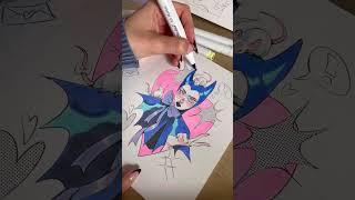 Marker process! // upcoming mixed media art kit