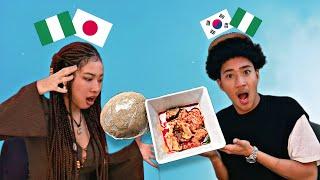 Mukbang: Trying Amala with my Mixed Asian Friend / Q and A