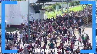 Thousands of migrants heading for southern border | Morning in America