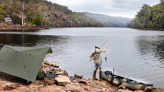 Solo Canoe Camping with CATCH and COOK - Testing my Jackery Solar Generator 300 Plus