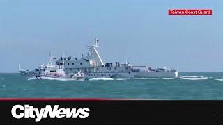 China launches military drills encircling Taiwan