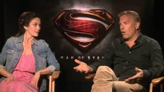 Kevin Costner & Diane Lane talk about Man of Steel