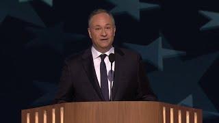 Second Gentleman Doug Emhoff speaks at Democratic National Convention