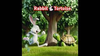 Rabbit and the Tortoise#youtubeshorts #rabbit #kidsvideo #kidsrabbit#vlog