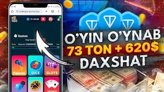 O'YIN O'YNAB 73 TON, + 620$ DOLLAR KUNIGA | DAXSHAT INTERNETDA SARMOYASIZ PUL ISHLASH