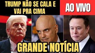 BOMBA! TRUMP NÃO SE CALA E MANDA RECADO A INIMIGOS - AO VIVO