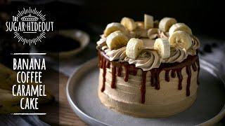 Banana Coffee Caramel Cake | No Gelatin