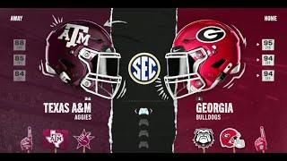 CFB25 Launch Preseason Tournament Quarterfinal #1 - (24) Texas A&M @ (1) Georgia