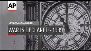 War Is Declared - 1939 | Movietone Moment | 2 Sept 19