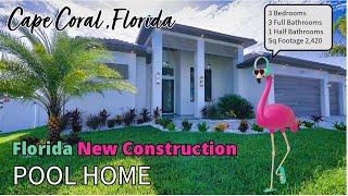 Cape Coral Florida Stunning Pool home For Sale!