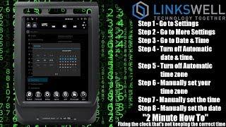 LinksWell Inc T-Style Radio "2 Minute How To" - Fixing the clock that wont keep time