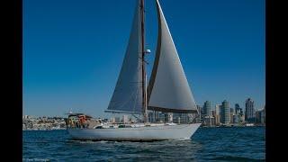 1985 Passport 40 Video Tour & Test Sail on San Diego Bay | California Yacht Sales