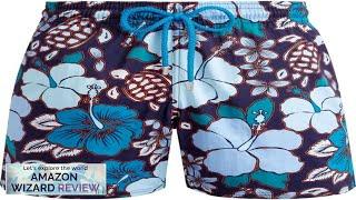 Vilebrequin Men Stretch Swim Trunks Tropical Turtles Review