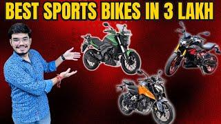 3 लाख में बेहतरीन SPORTS BIKE| BEST SPORTS BIKE UNDER 3 LAKH|BEST SPORTS BIKE| BMW| HONDA|BAJAJ