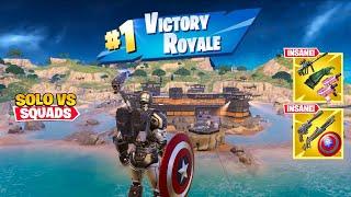 105 Kill Solo Vs Squads Wins Full Gameplay (Fortnite Season 4 Ps4 Controller)