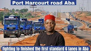 Finally Govt Alex Otti completing his first multi Billion road project in Aba/port Harcourt road