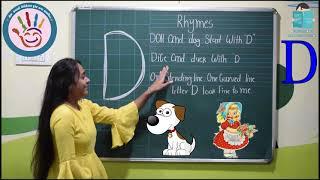 Phonics Letter | Learning Alphabet D | Nursery Rhymes For to Kids | S Savani Little kids