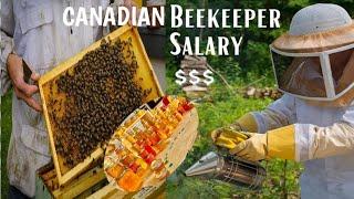 Canadian beekeeper salary • annual income of beekeeper • total investment & profit