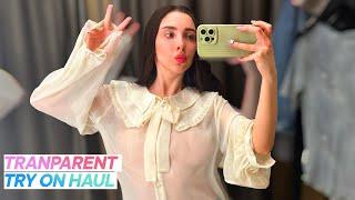 See Through Try on Haul |Transpaent Outfit in the Mall