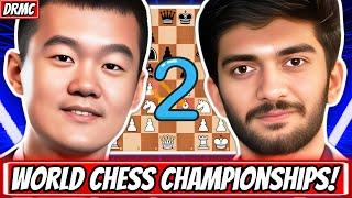 Ding Liren Vs Gukesh D || Game 2 || World Chess Championship 2024!