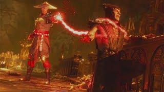 Dark Raiden Destroys Shinnok Scene - Mortal Kombat Onslaught