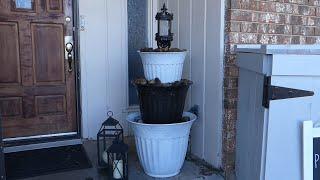 'On The Fly...DIY' Customizable Three-Tiered Fountain