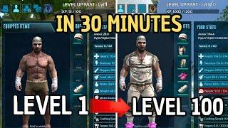 HOW TO LEVEL UP FAST IN BRUTAL MODE (LEVEL 1 TO 10) PART 1 |Ark Survival Evolved Mobile