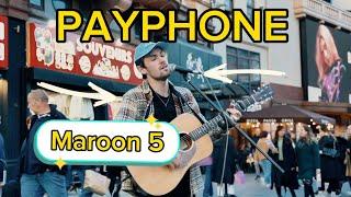 INCREDIBLE singer makes people STOP!  |  Maroon 5 - Payphone