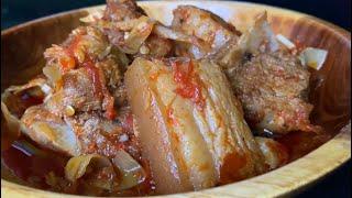 Pork cook with fermented bamboo shoots|| Naga style pork cooking|| #porkrecipe