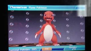 Pokedex 3D pro. Charmander, Charmeleon and Charizard.