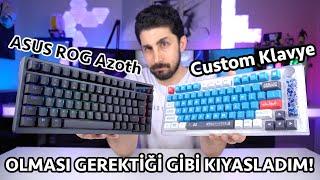 TÜRKİYE'DEKİ EN KALİTELİ KLAVYE AMA HAKKIYLA İNCELEMEDİLER!(Custom Klavyeyle Kıyaslama)